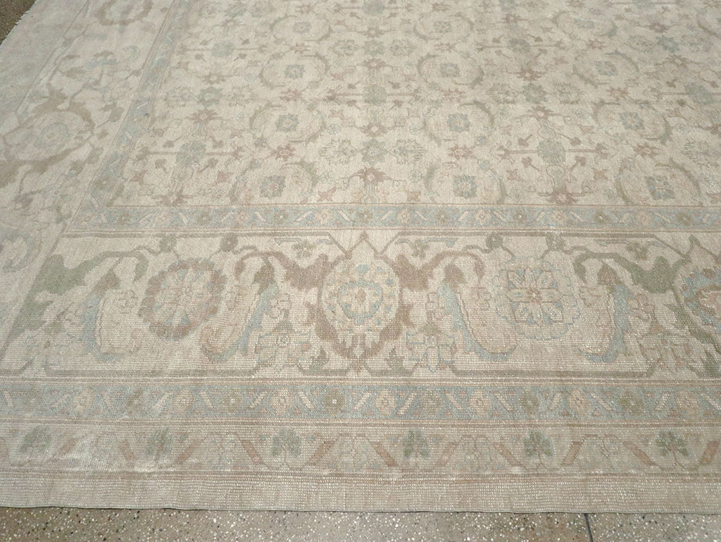 Vintage Turkish Oushak Oversize Carpet, No.32599 - Galerie Shabab
