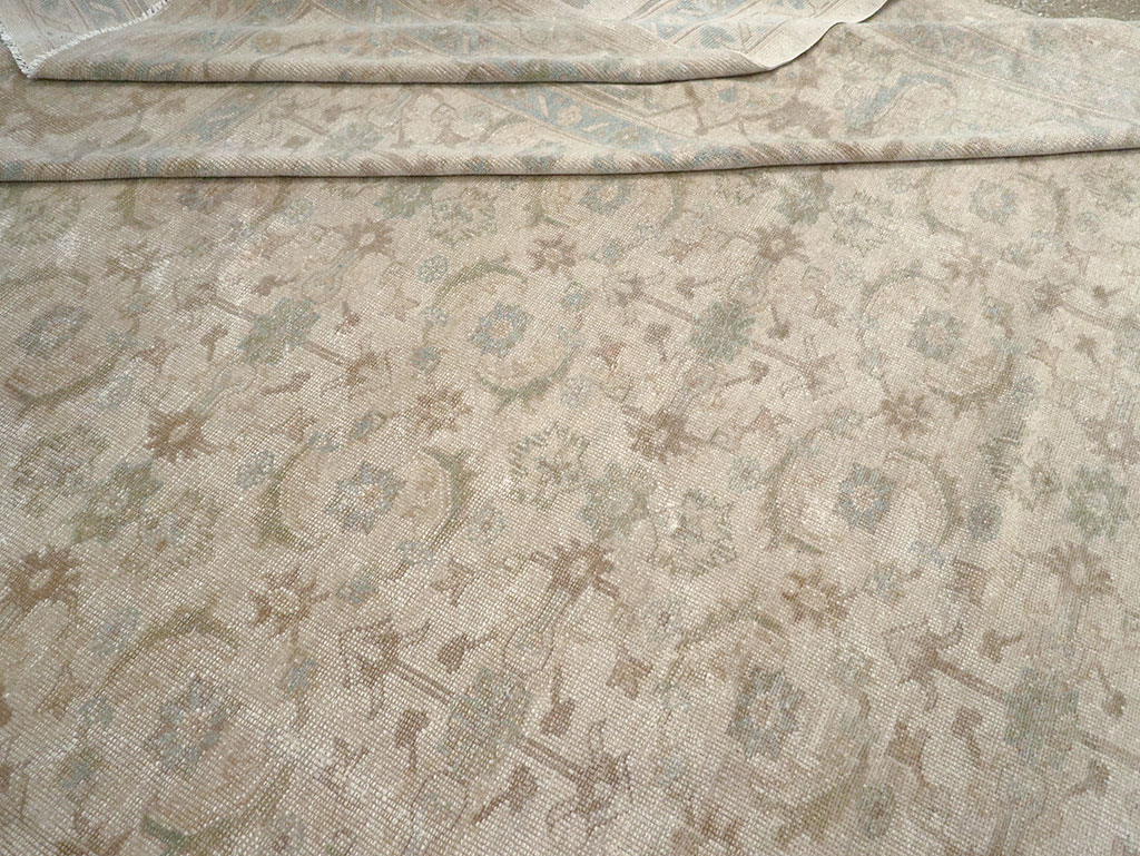 Vintage Turkish Oushak Oversize Carpet, No.32599 - Galerie Shabab