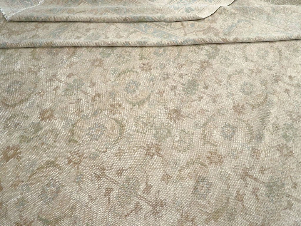 Vintage Turkish Oushak Oversize Carpet, No.32599 - Galerie Shabab