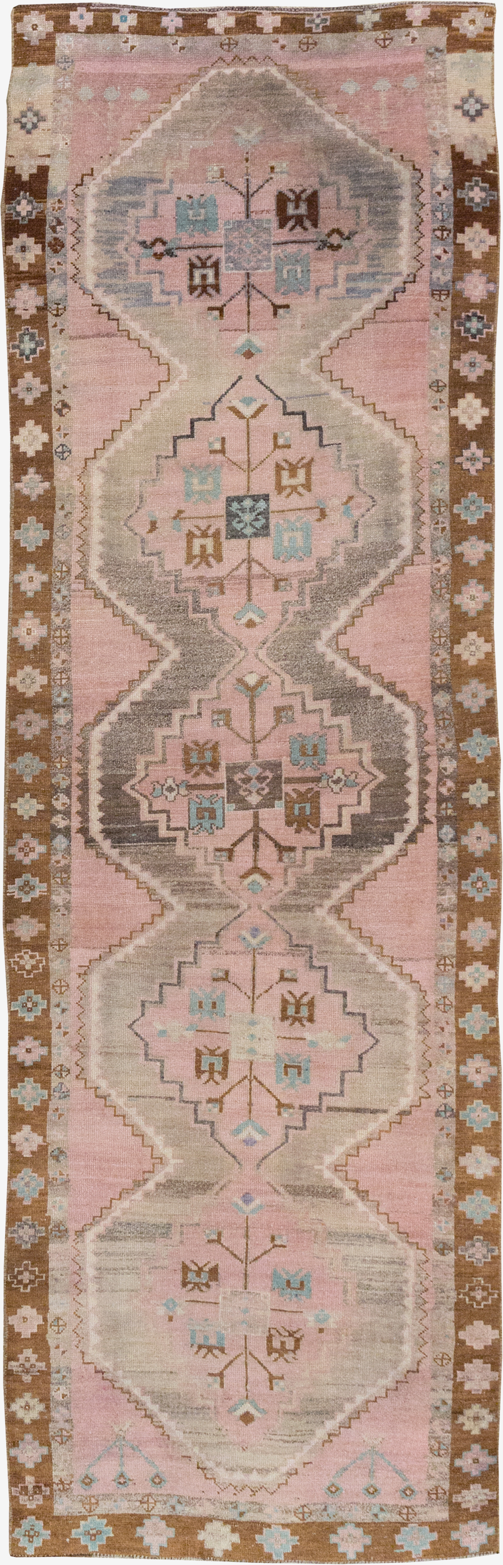 Vintage Turkish Anatolian Runner, No.32601 - Galerie Shabab