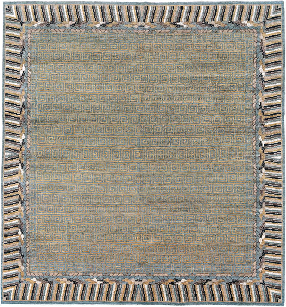 Modern East Turkestan Khotan Room Size Carpet, No.32602 - Galerie Shabab