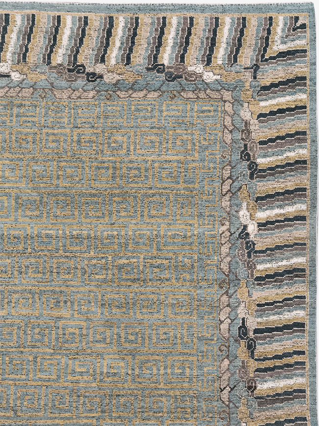 Modern East Turkestan Khotan Room Size Carpet, No.32602 - Galerie Shabab