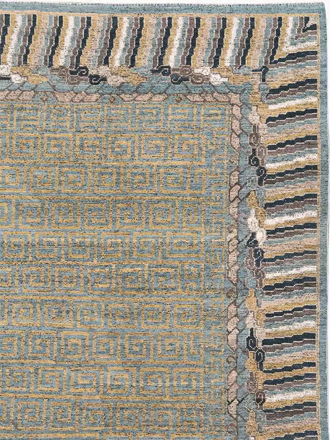 Modern East Turkestan Khotan Room Size Carpet, No.32602 - Galerie Shabab