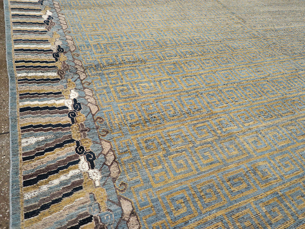 Modern East Turkestan Khotan Room Size Carpet, No.32602 - Galerie Shabab