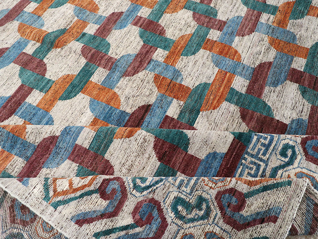 Modern Khotan Carpet, No.32604 - Galerie Shabab