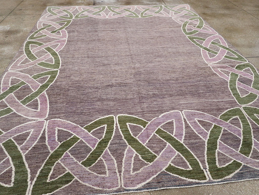 Modern East Turkestan Khotan Room Size Carpet, No.32605 - Galerie Shabab