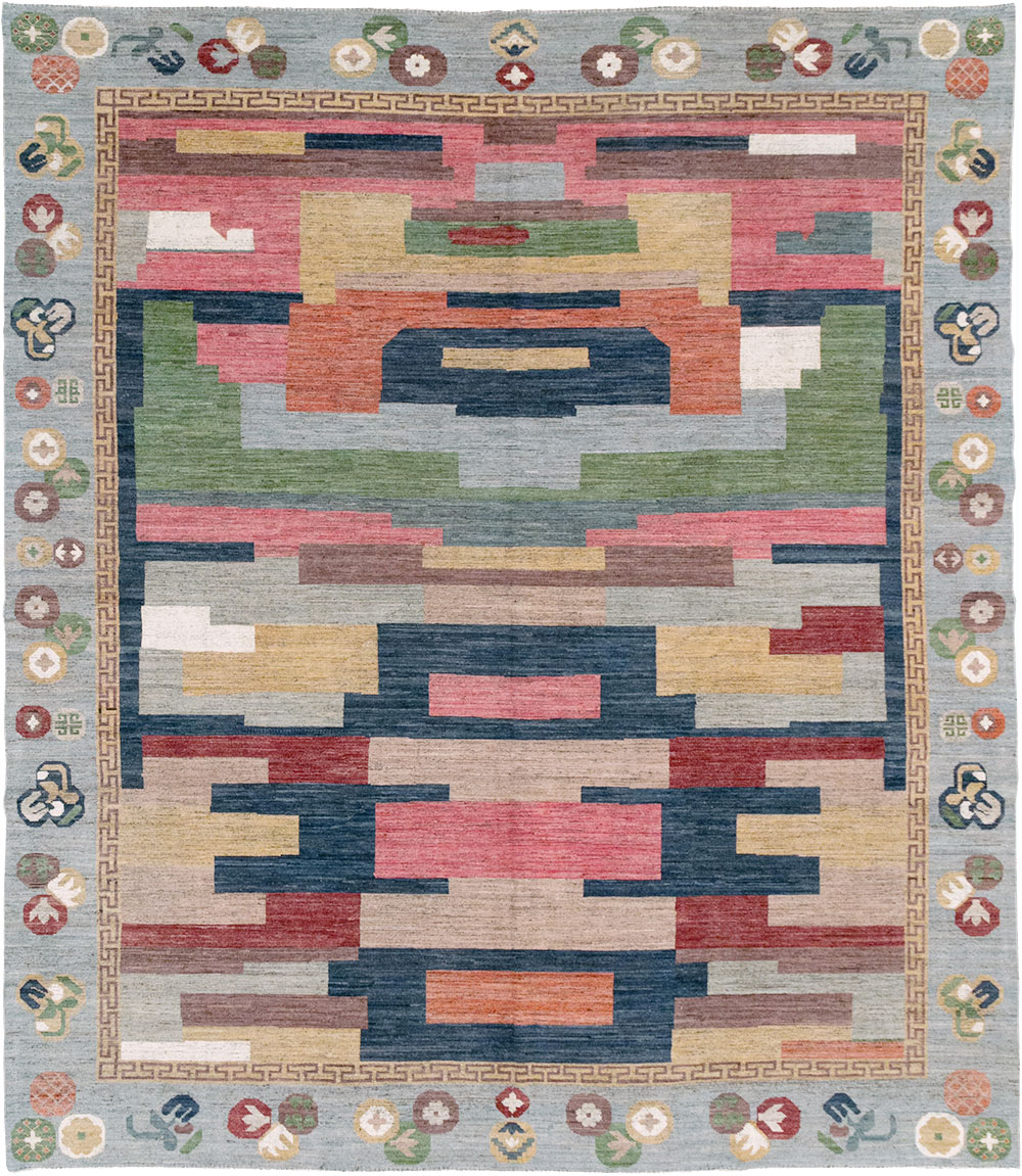 Modern East Turkestan Khotan Room Size Carpet, No.32606 - Galerie Shabab