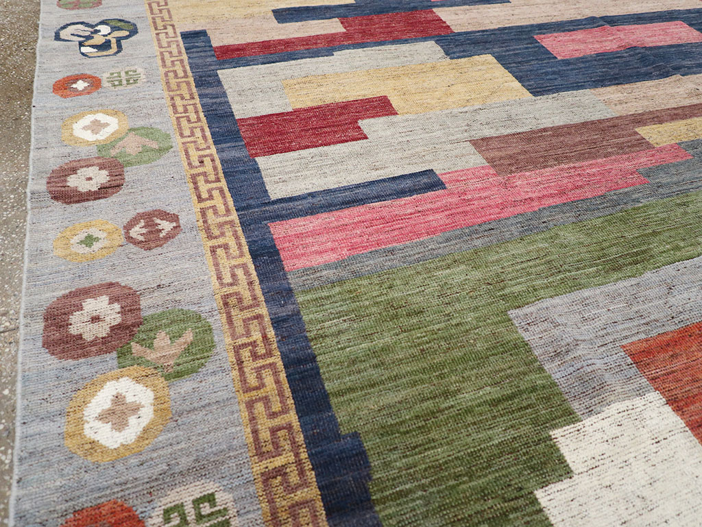 Modern East Turkestan Khotan Room Size Carpet, No.32606 - Galerie Shabab