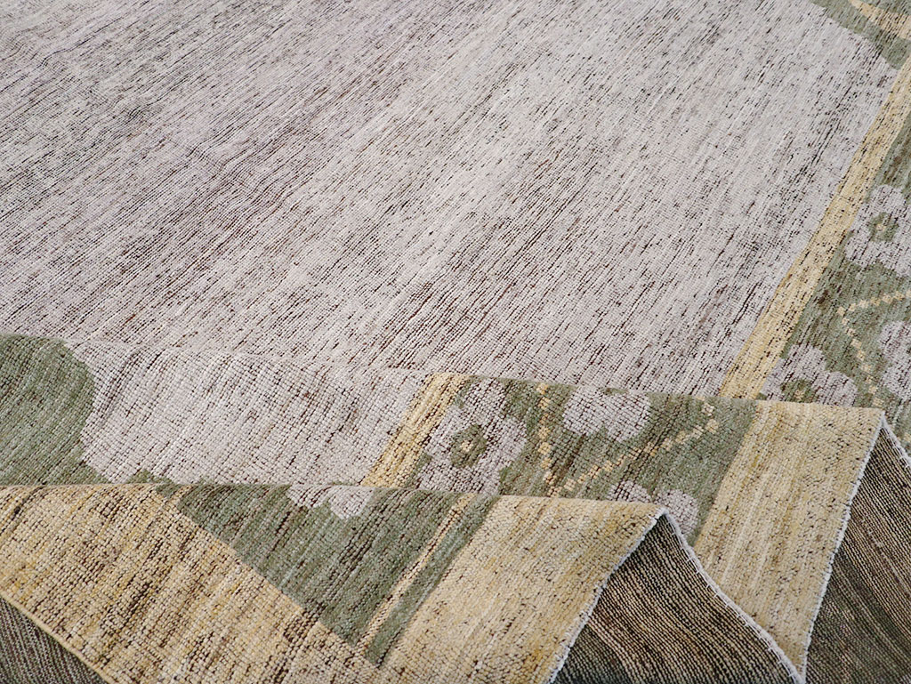 Modern East Turkestan Khotan Room Size Carpet, No.32608 - Galerie Shabab