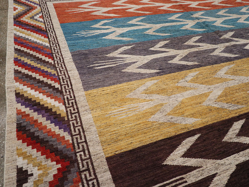 Modern East Turkestan Khotan Room Size Carpet, No.32610 - Galerie Shabab