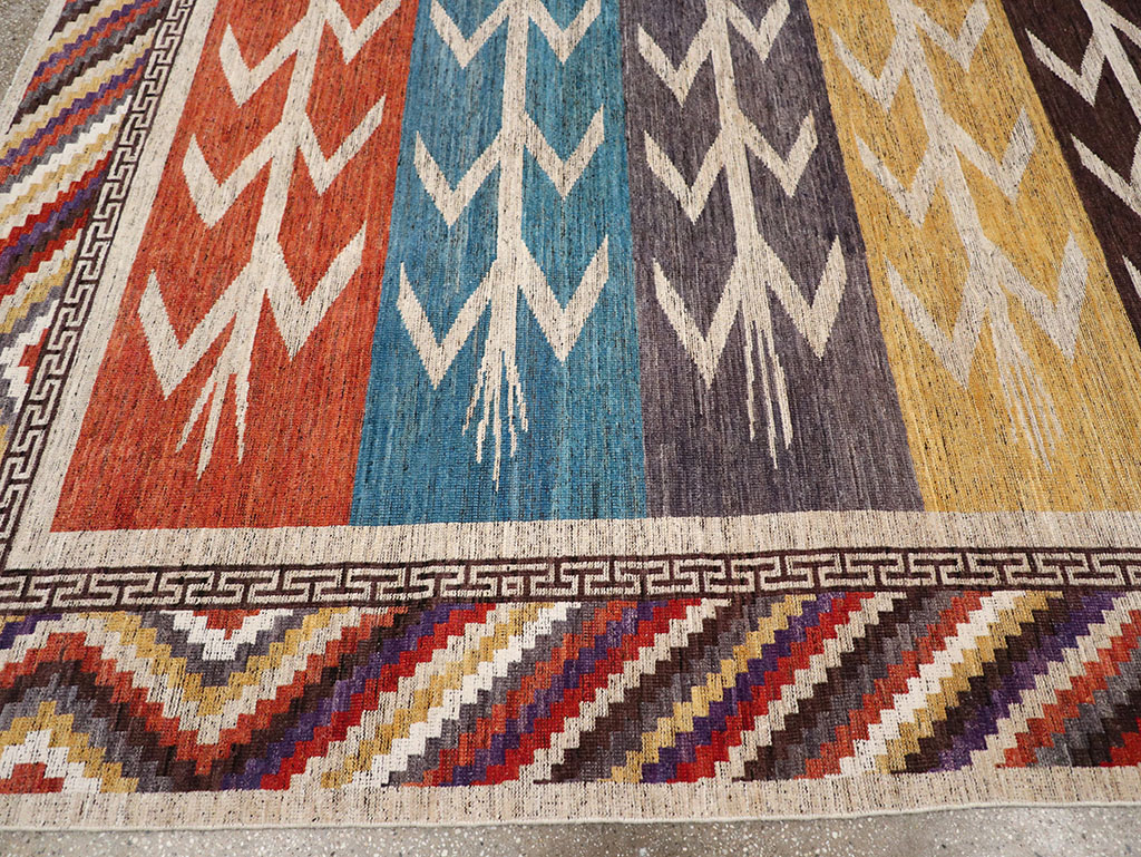 Modern East Turkestan Khotan Room Size Carpet, No.32610 - Galerie Shabab