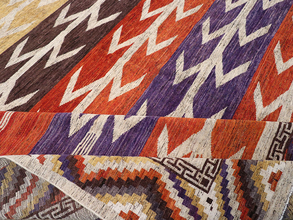 Modern East Turkestan Khotan Room Size Carpet, No.32610 - Galerie Shabab