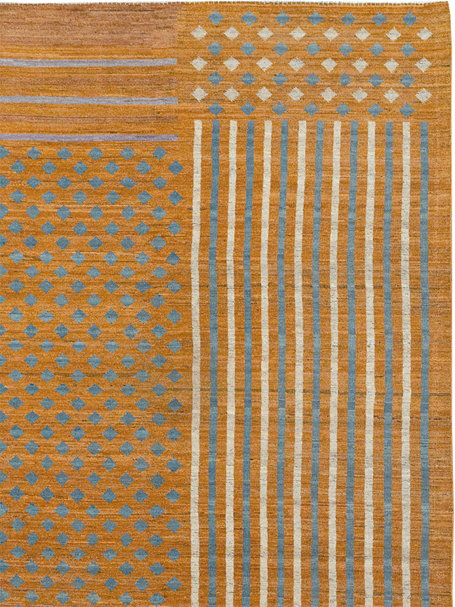 Contemporary East Turkestan Khotan Room Size Carpet, No.32611 - Galerie Shabab