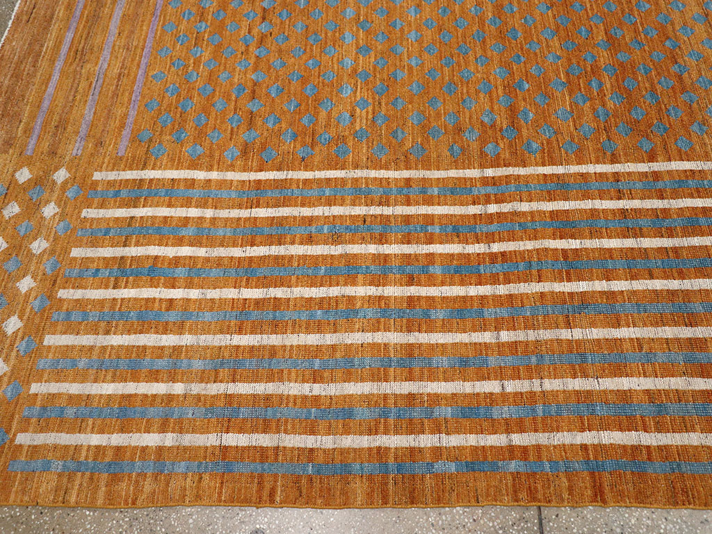Contemporary East Turkestan Khotan Room Size Carpet, No.32611 - Galerie Shabab