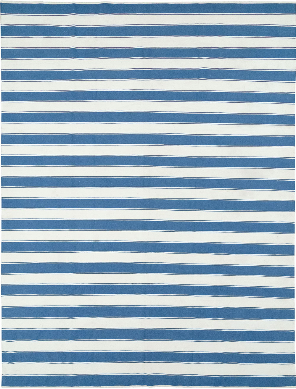 Modern Indian Cotton Dhurrie Room Size Carpet, No.32615 - Galerie Shabab