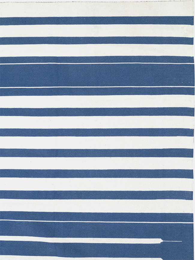 Modern Indian Flatweave Dhurrie Room Size Carpet, No.32618 - Galerie Shabab