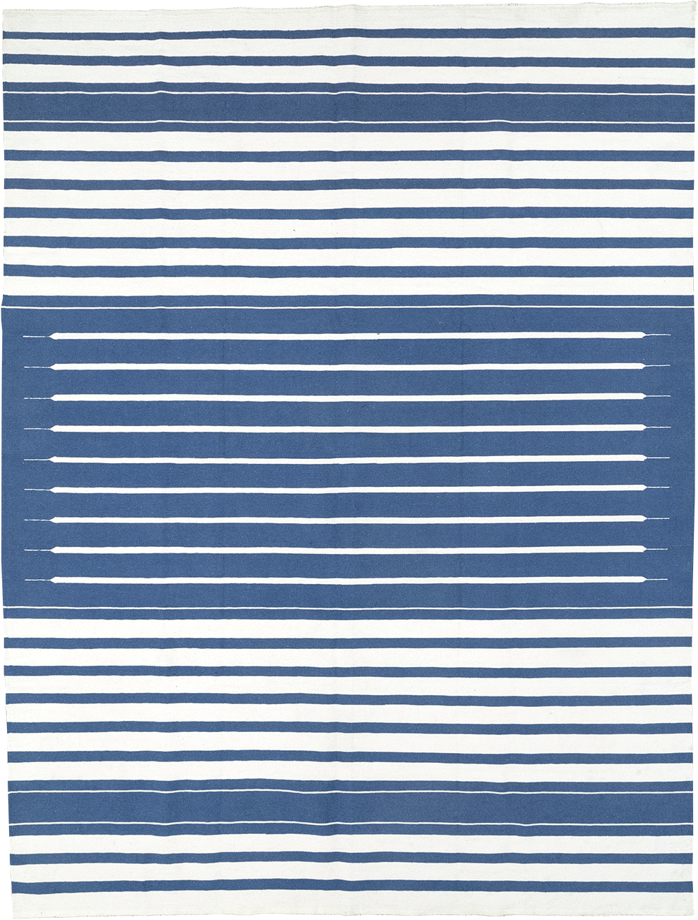 Modern Indian Flatweave Dhurrie Room Size Carpet, No.32619 - Galerie Shabab