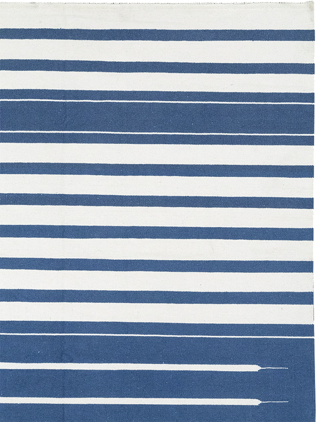 Modern Indian Flatweave Dhurrie Room Size Carpet, No.32619 - Galerie Shabab