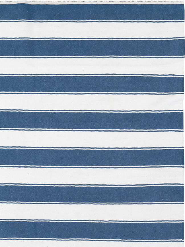 Modern Indian Flatweave Dhurrie Room Size Carpet, No.32620 - Galerie Shabab