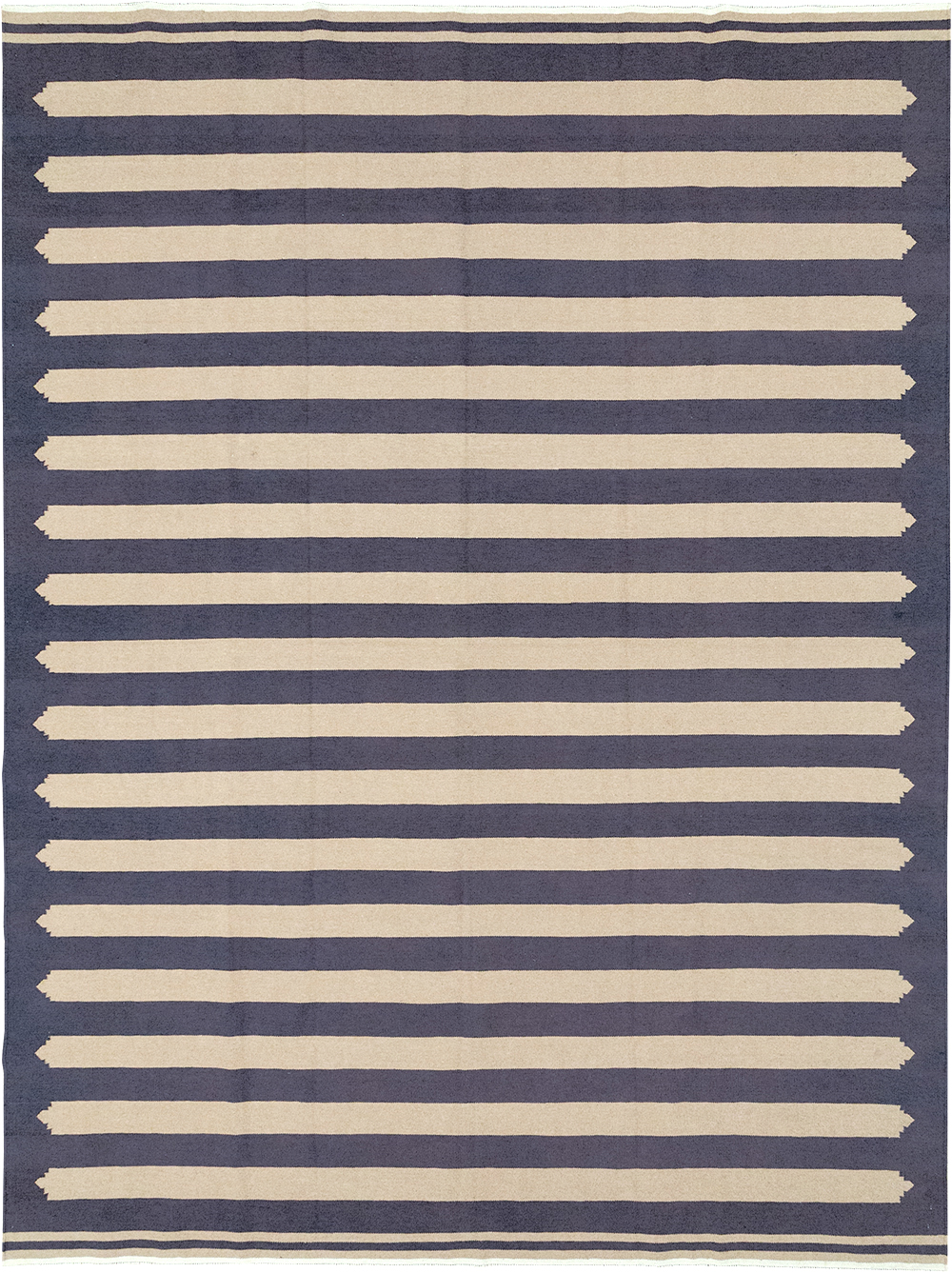 Modern Indian Flatweave Dhurrie Room Size Carpet, No.32630 - Galerie Shabab