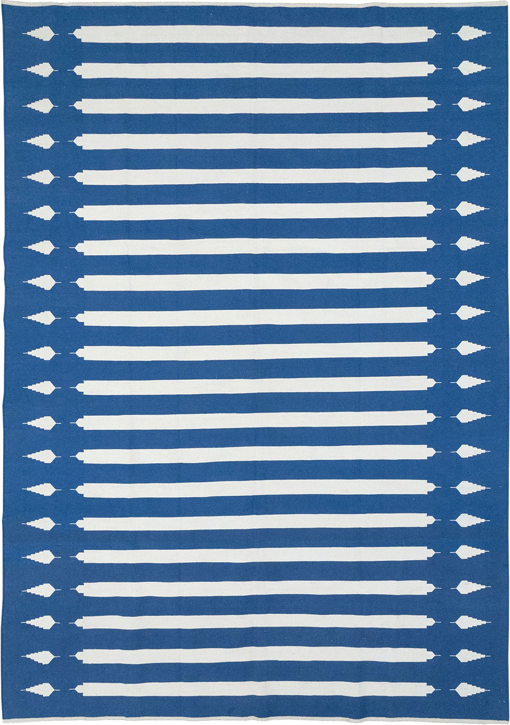 Modern Indian Flatweave Dhurrie Room Size Carpet, No.32632 - Galerie Shabab