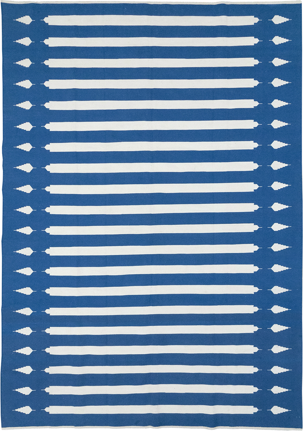 Modern Indian Flatweave Dhurrie Room Size Carpet, No.32632 - Galerie Shabab