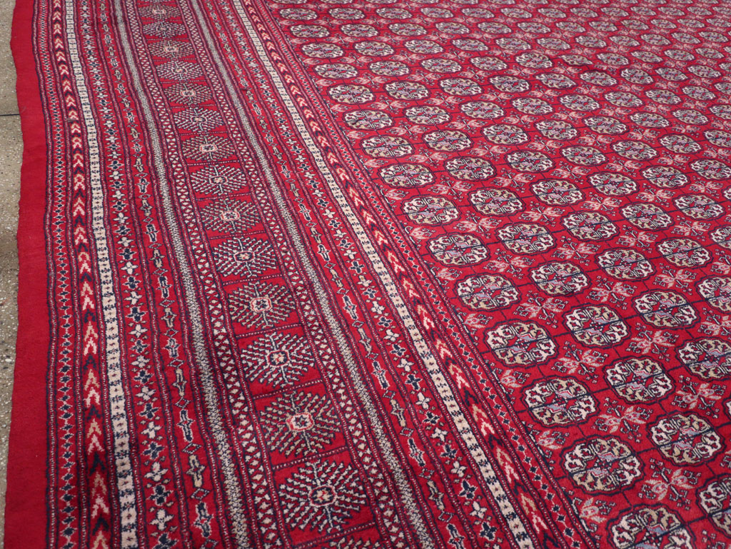 Vintage Central Asian Bokhara Oversize Carpet, No.32643 - Galerie Shabab