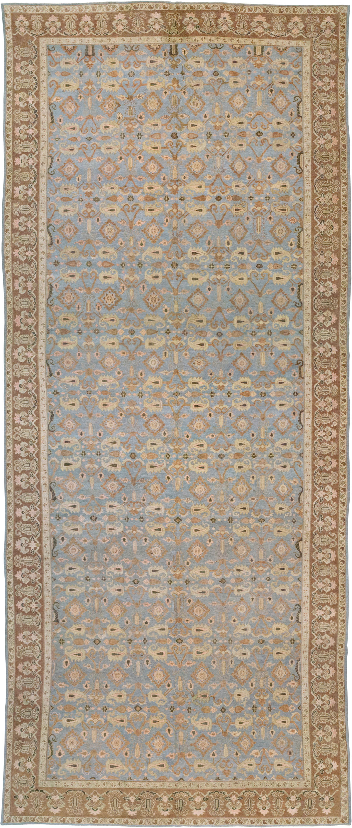 Antique Indian Agra Long and Narrow Carpet, No.32646 - Galerie Shabab
