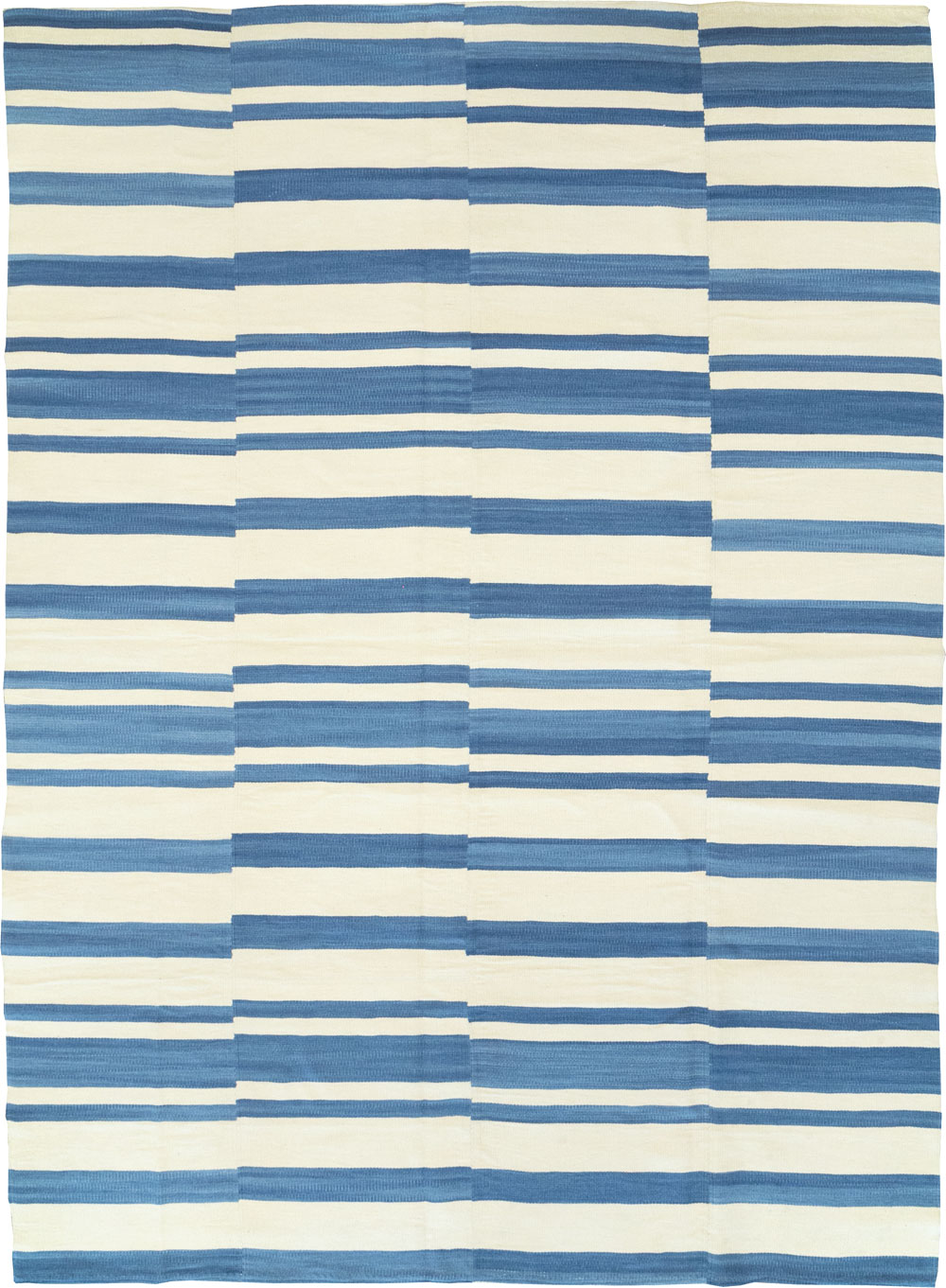 Modern Turkish Flatweave Room Size Carpet, No.32652 - Galerie Shabab