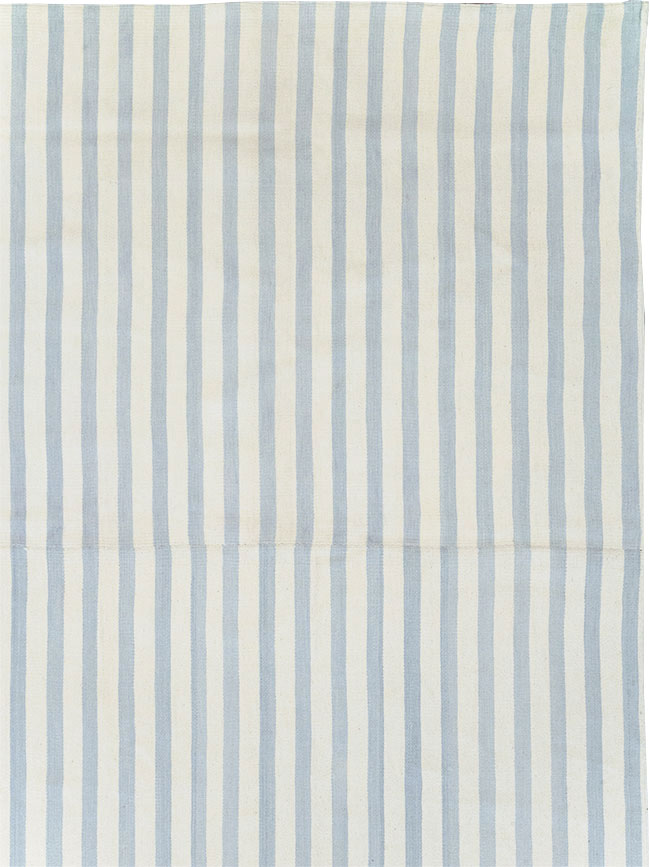 Modern Turkish Flatweave Oversized Square Carpet, No.32653 - Galerie Shabab