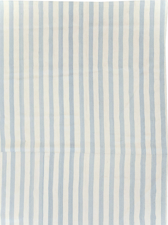 Modern Turkish Flatweave Oversized Square Carpet, No.32655 - Galerie Shabab