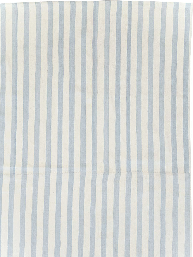 Modern Turkish Flatweave Oversized Square Carpet, No.32655 - Galerie Shabab