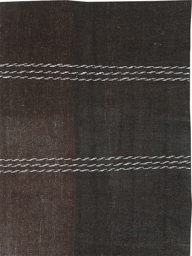 Modern Turkish Flatweave Kilim Large Room Size Carpet, No.32656 - Galerie Shabab