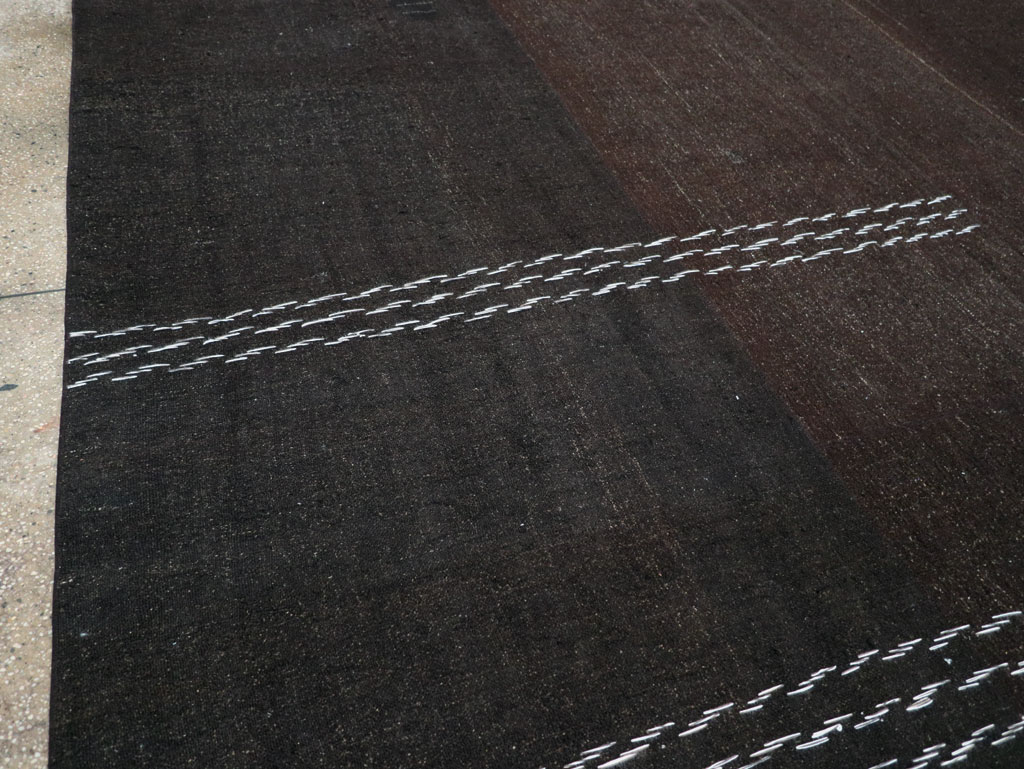 Modern Turkish Flatweave Kilim Large Room Size Carpet, No.32656 - Galerie Shabab