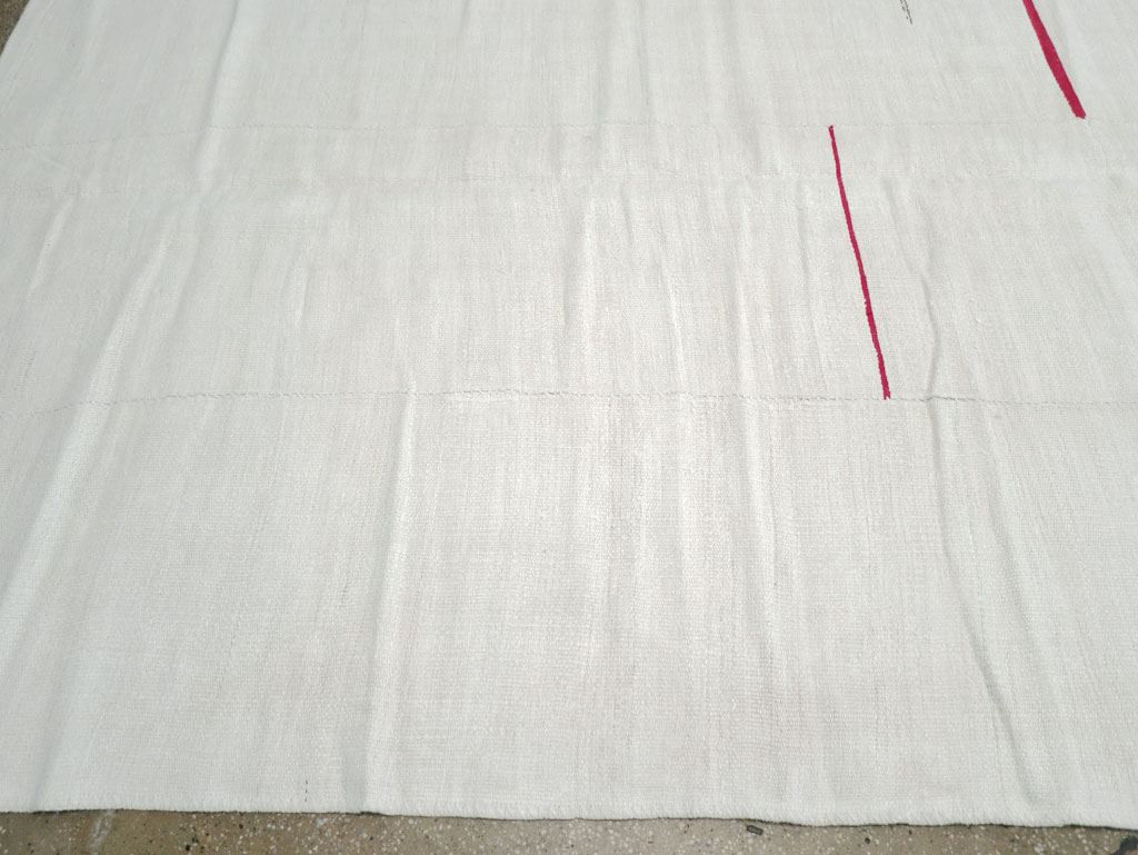 Vintage Turkish Flatweave Kilim Large Carpet, No.32659 - Galerie Shabab