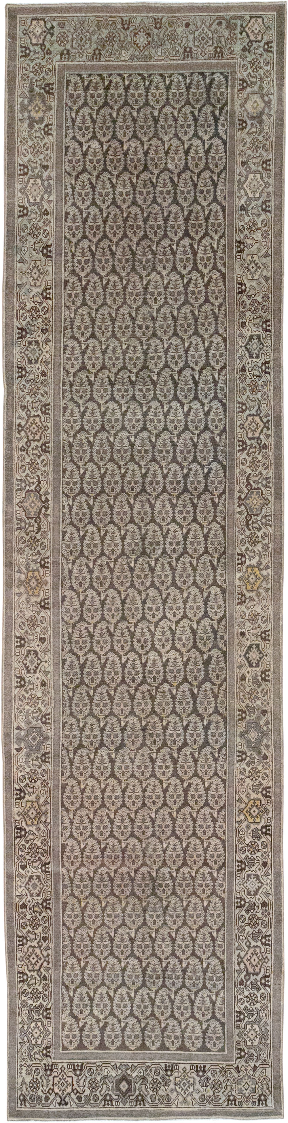 Vintage Persian Malayer Runner, No.32667 - Galerie Shabab