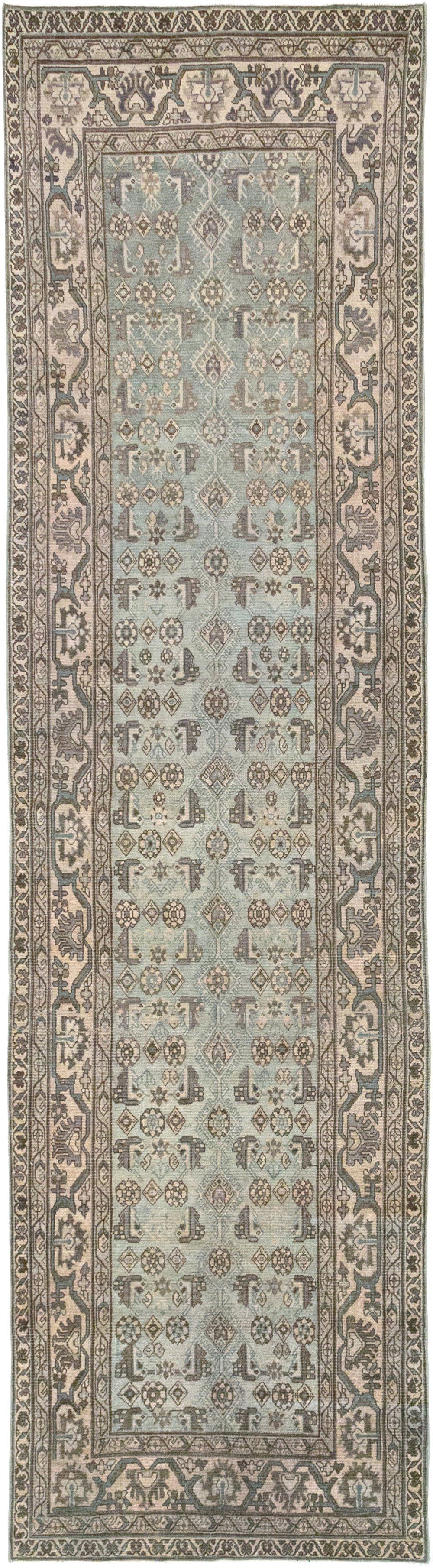 Vintage Persian Malayer Runner, No.32668 - Galerie Shabab