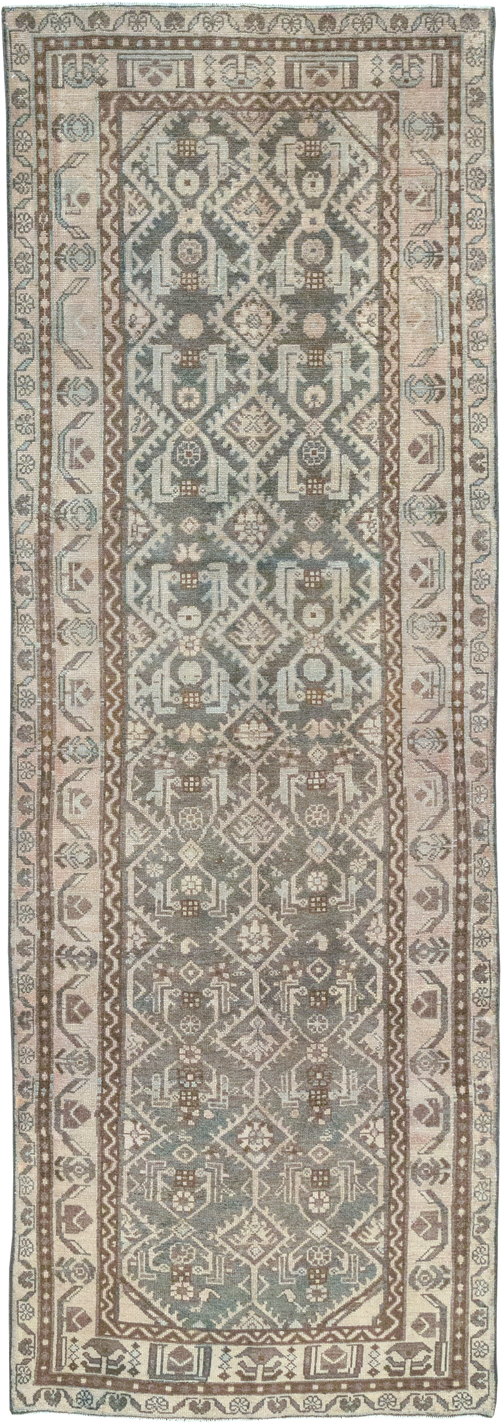 Vintage Persian Malayer Runner, No.32670 - Galerie Shabab