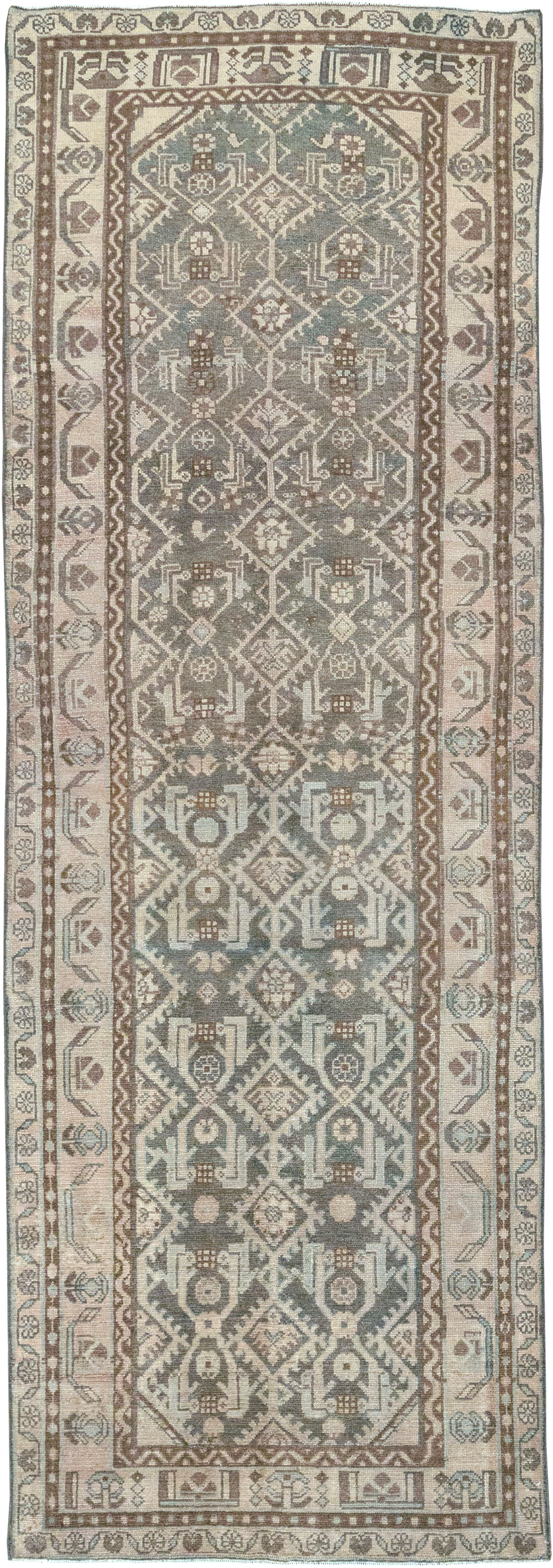 Vintage Persian Malayer Runner, No.32670 - Galerie Shabab