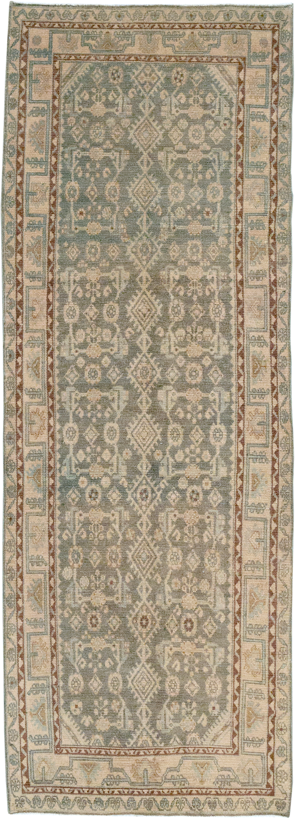 Vintage Persian Malayer Runner, No.32671 - Galerie Shabab