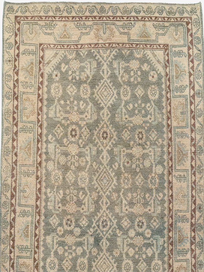 Vintage Persian Malayer Runner, No.32671 - Galerie Shabab