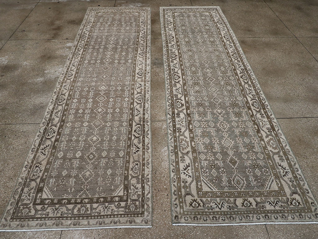 Vintage Persian Malayer Runner (Pair: 1 of 2), No.32672 - Galerie Shabab