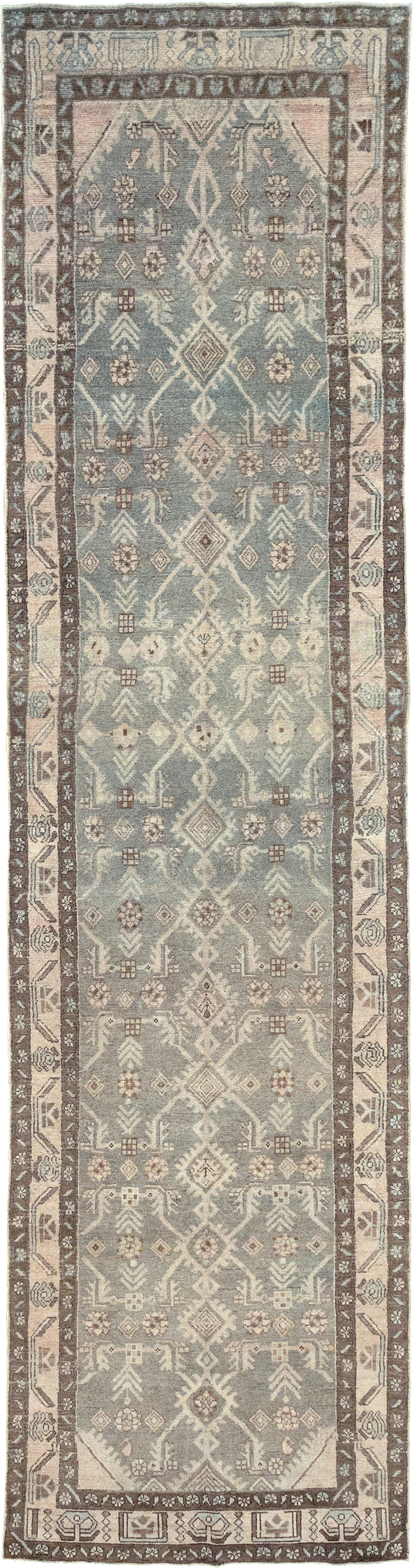 Vintage Persian Malayer Runner, No.32674 - Galerie Shabab
