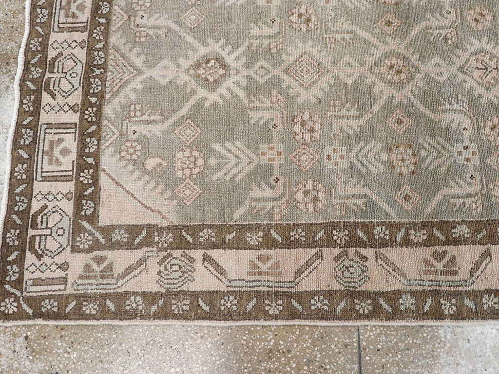 Vintage Persian Malayer Runner, No.32674 - Galerie Shabab