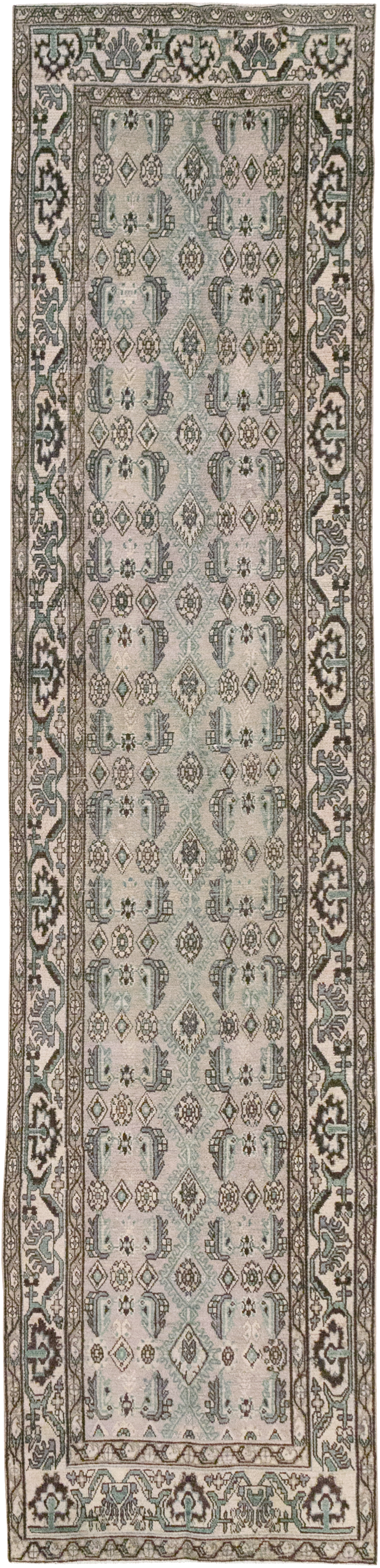 Vintage Persian Malayer Runner, No.32675 - Galerie Shabab
