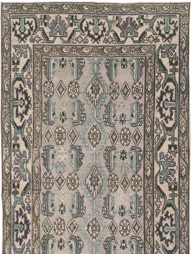 Vintage Persian Malayer Runner, No.32675 - Galerie Shabab