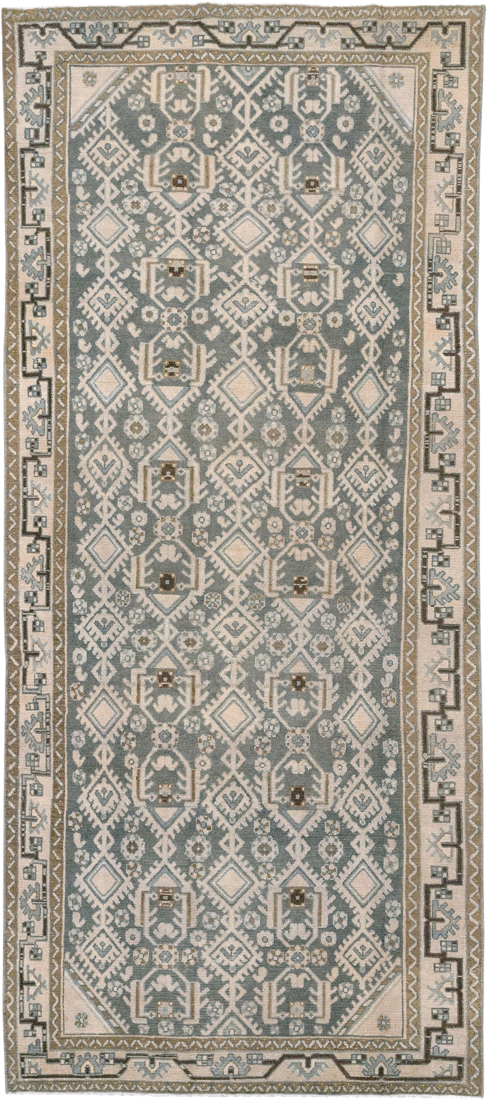 Vintage Persian Malayer Gallery Rug, No.32676 - Galerie Shabab