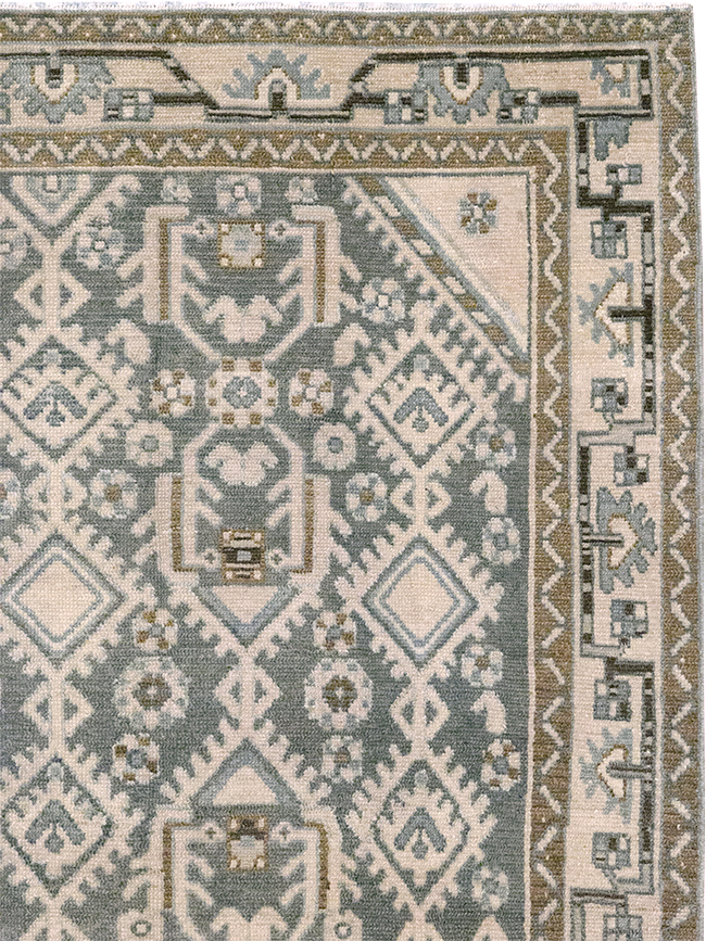Vintage Persian Malayer Gallery Rug, No.32676 - Galerie Shabab