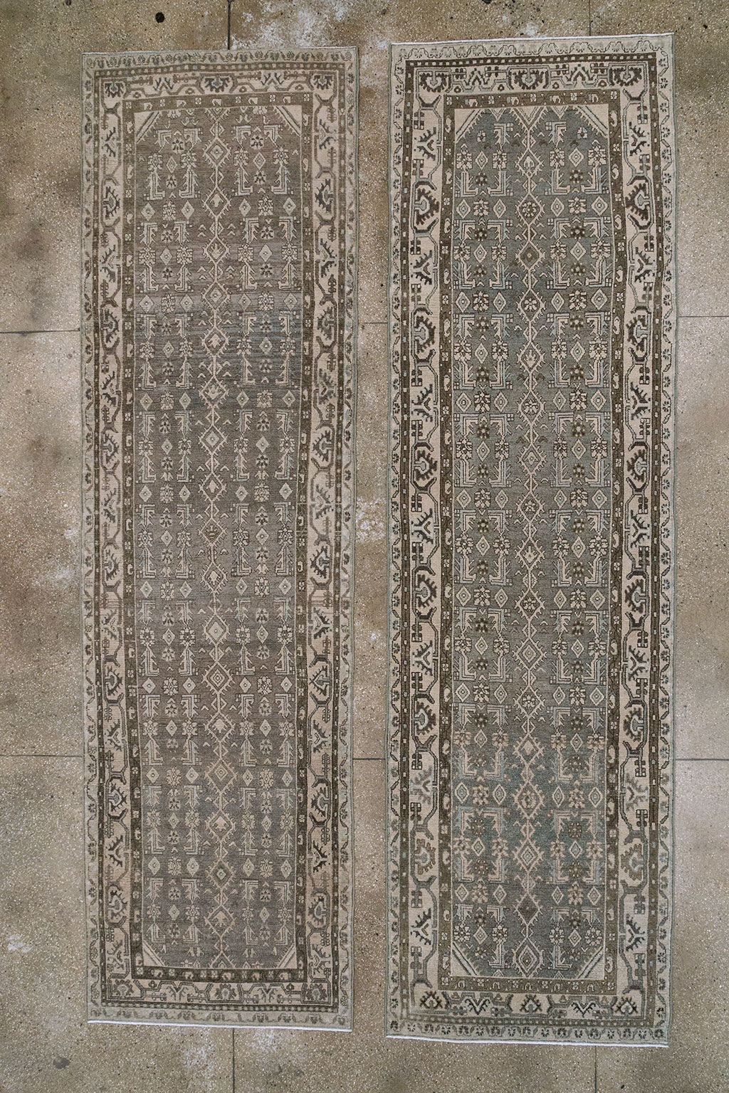 Vintage Persian Malayer Runner (Pair: 2 of 2), No.32677 - Galerie Shabab