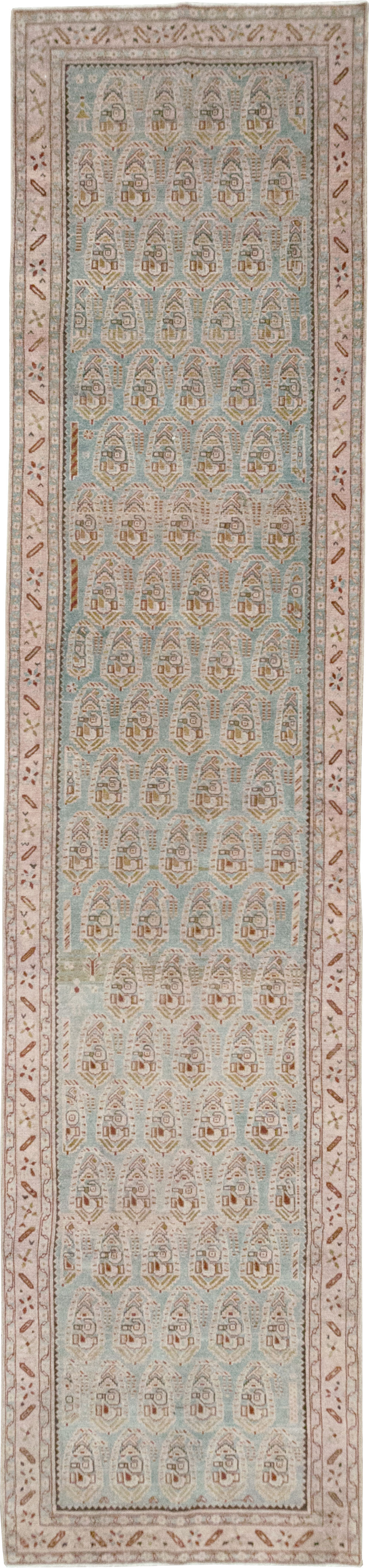 Vintage Persian Malayer Long Runner, No.32678 - Galerie Shabab
